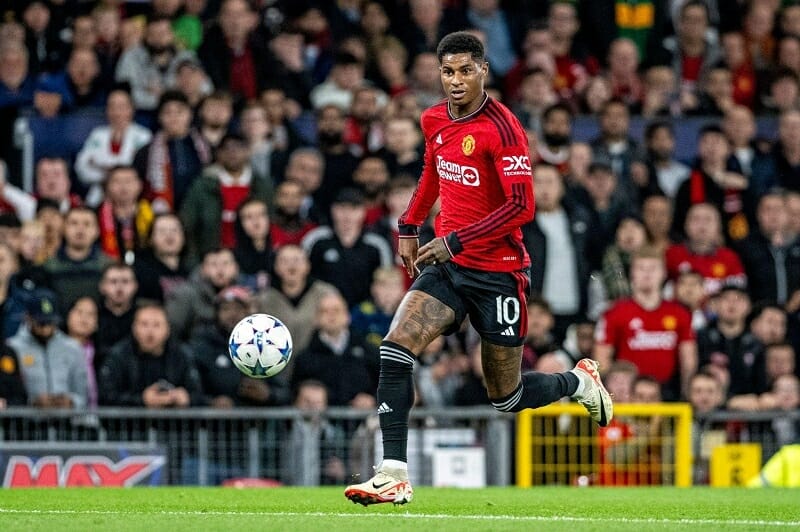 Marcus Rashford đang không có phong độ cao.