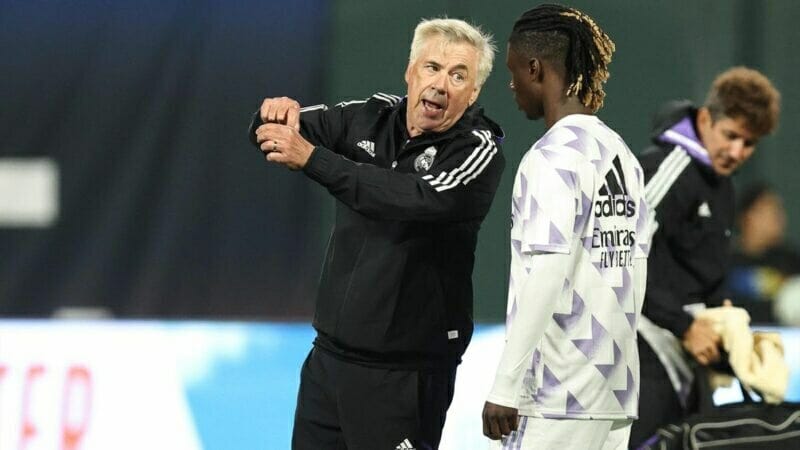 Ancelotti cho biết chỉ sử dụng Camavinga ở vị trí hậu vệ cánh trong một số dịp đặc biệt