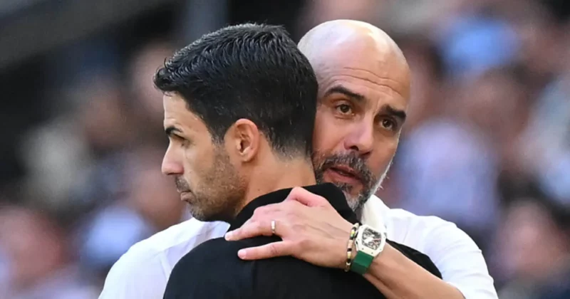 Pep đã chúc mừng Arteta sau khi Arsenal đánh bại Man City