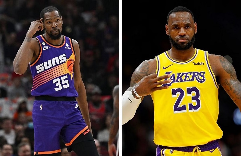 Top 10 sao ‘xịn’ nhất NBA 2023/24 (P1): LeBron James hội ngộ Durant