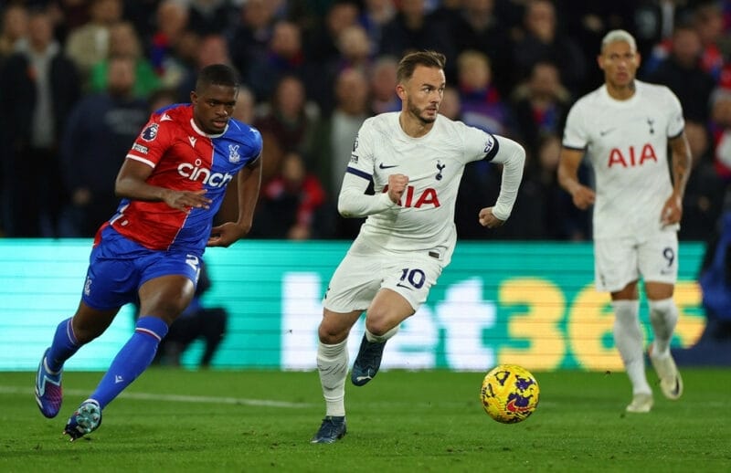 Tottenham vừa đánh bại Palace 2-1