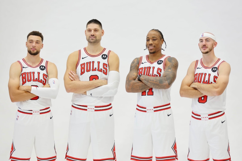 Zach LaVine, Nikola Vucevic, DeMar DeRozan và Alex Caruso