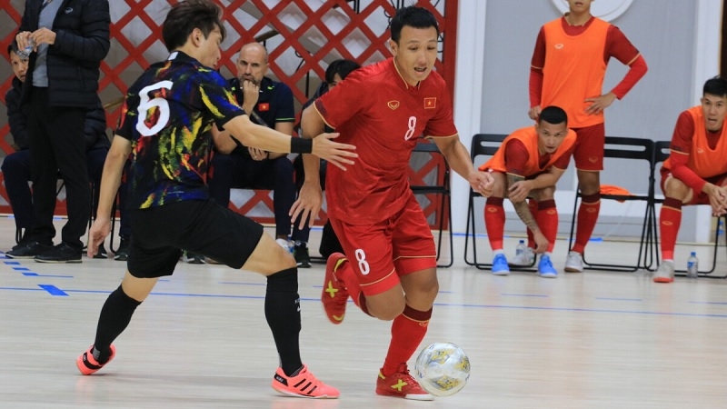 ĐT Việt Nam đã điền tên mình ở VCK giải futsal châu Á 2024. (Ảnh: VFF)