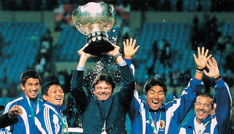 HLV Troussier vô địch Asian Cup cùng Nhật Bản. (Ảnh: AFC)