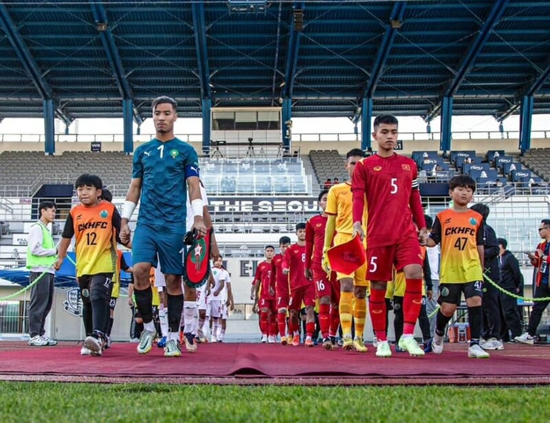 Kết quả bóng đá U18 Việt Nam vs U18 Morocco: Chênh lệch đẳng cấp, hóa rổ đựng bóng