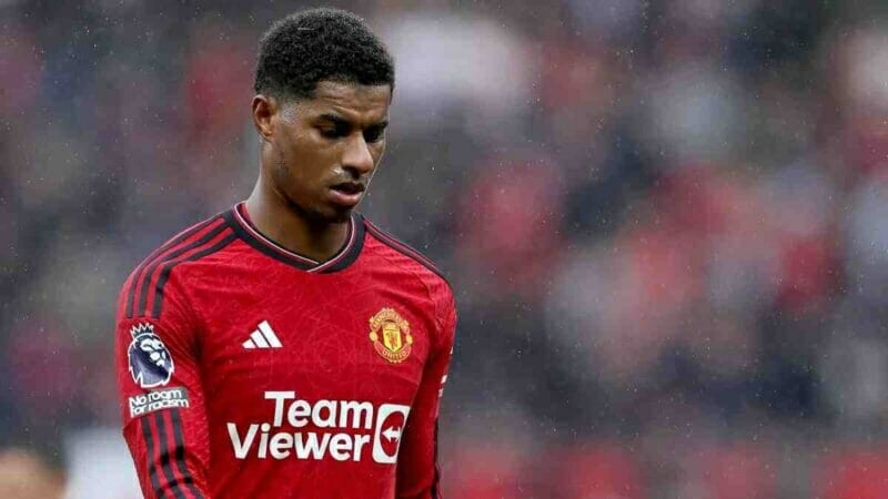 Marcus Rashford đang sa sút thảm hại ở mùa giải mới