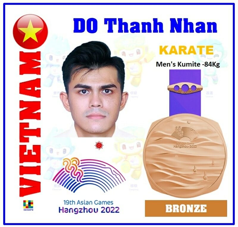 Thanh Nhân giành HCĐ Karate.