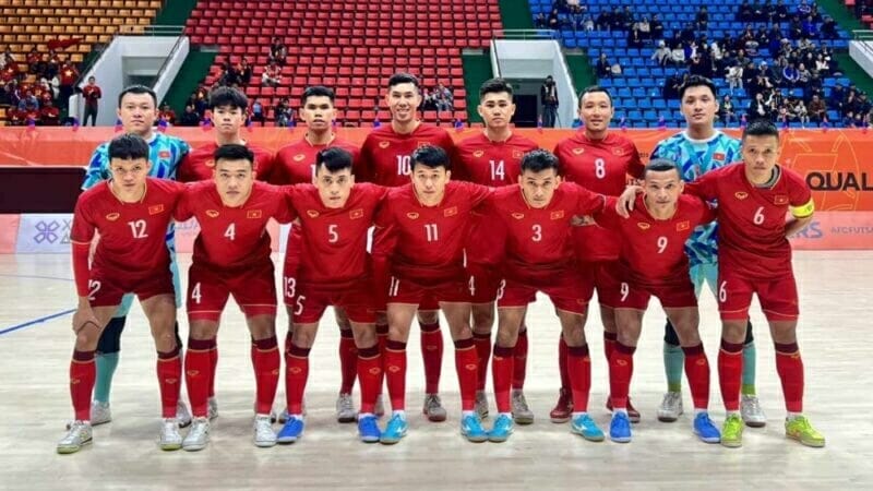 Tuyển Futsal Việt Nam thắng đậm Mông Cổ 