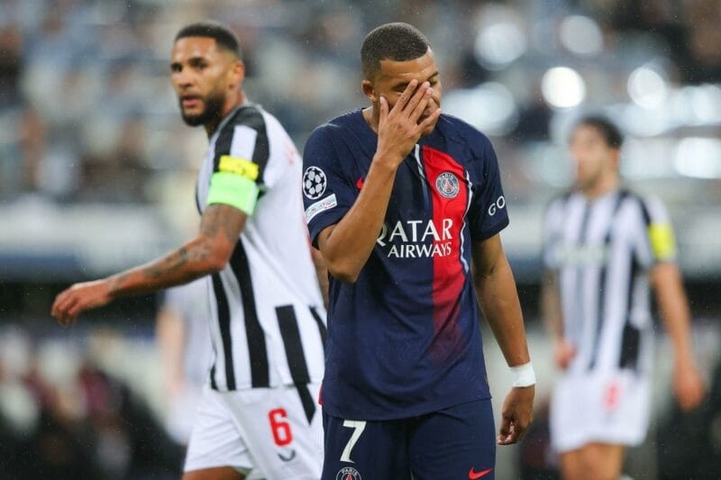 PSG gây thất vọng khi để Newcastle vùi dập ở lượt trận trước.