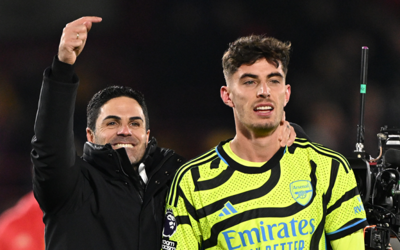 Arteta kêu gọi sự tán dương Havertz sau trận đấu.