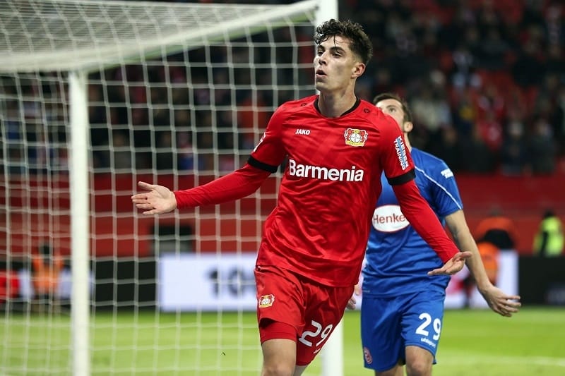 Kai Havertz từng thi đấu cực kỳ ấn tượng trong vai trò số 10 tại Bayer Leverkusen.