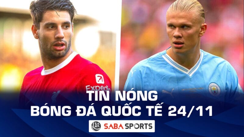 Tin nóng bóng đá quốc tế hôm nay ngày 24/11: Szoboszlai khiến Haaland bất ngờ; người thân Messi bị cướp