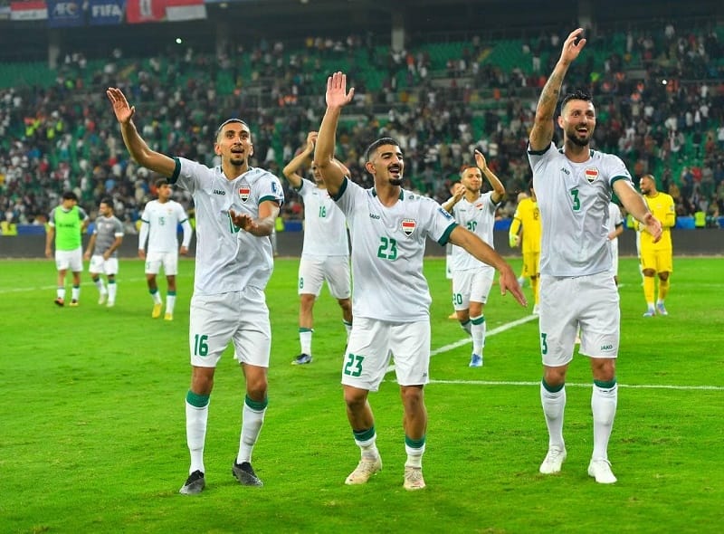 ĐT Iraq là đội bóng mạnh nhất bảng F (Ảnh: Iraq Football Association).