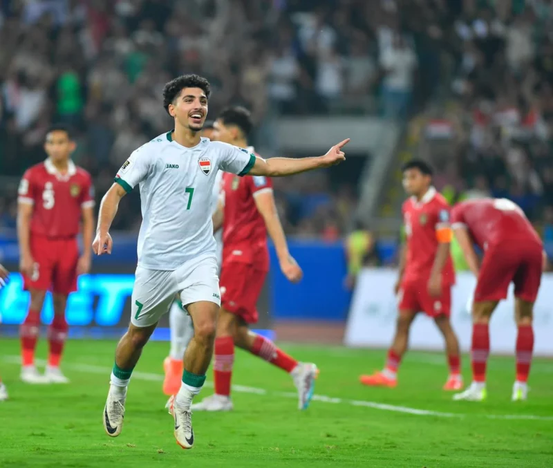 ĐT Iraq vừa đánh bại Indonesia với tỷ số 5-0 (Ảnh: Thanh Niên).