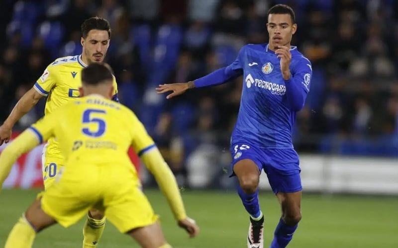 Mason Greenwood, Getafe vs Cadiz