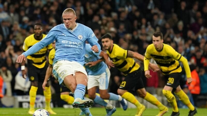 Kết quả bóng đá Man City vs Young Boys: Haaland chói sáng, chính thức đi tiếp