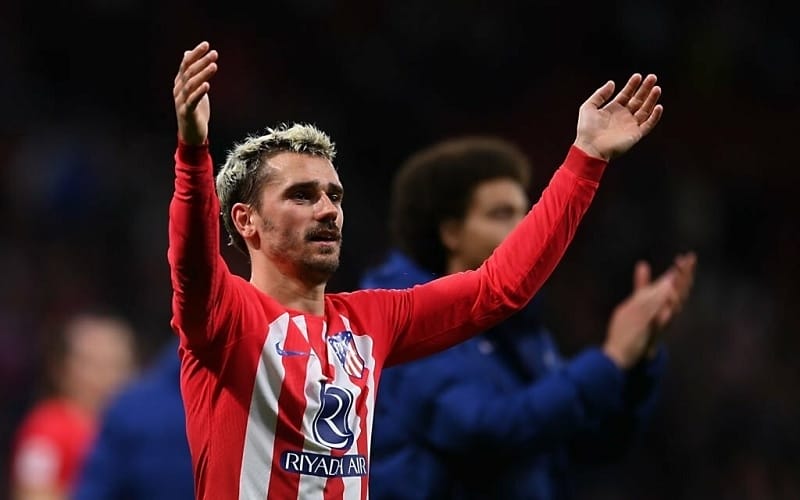 Griezmann và Atletico đang đứng thứ 4