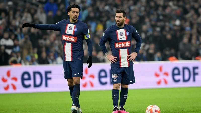 Marquinhos và Messi từng là đồng đội tại PSG