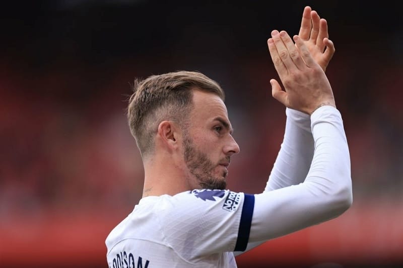 Maddison góp công trực tiếp vào 8 bàn thắng của Tottenham