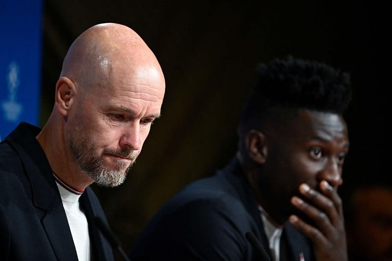 HLV Erik ten Hag vẫn đặt niềm tin vào Andre Onana.