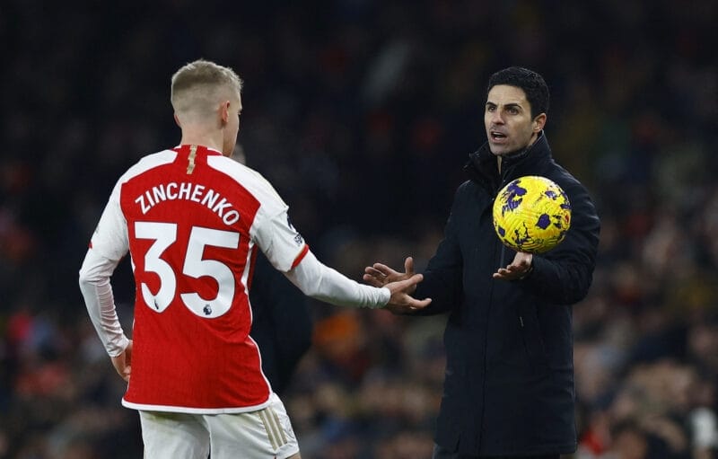 Arteta nói gì về sai lầm của Zinchenko và chấn thương của Tomiyasu?