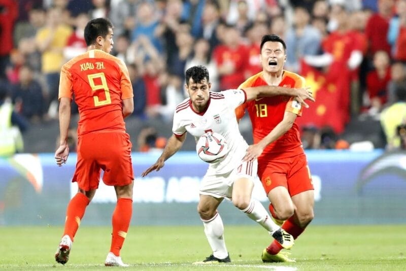 Trung Quốc thua Iran 0-3 ở Asian Cup 2019