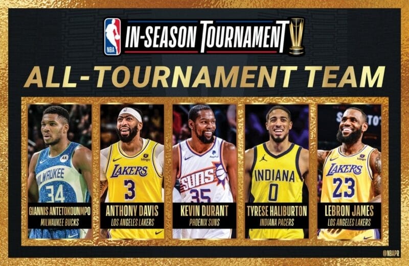 Đội hình tiêu biểu NBA In-Season Tournamen mùa đầu tiên