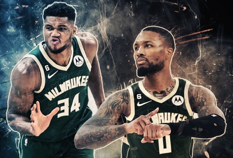 Lillard và Antetokounmpo trao nhau đất diễn, Bucks trở nên đáng sợ