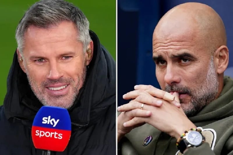 Bị Pep réo tên vì chưa vô địch Premier League, Carragher đáp trả đầy mỉa mai