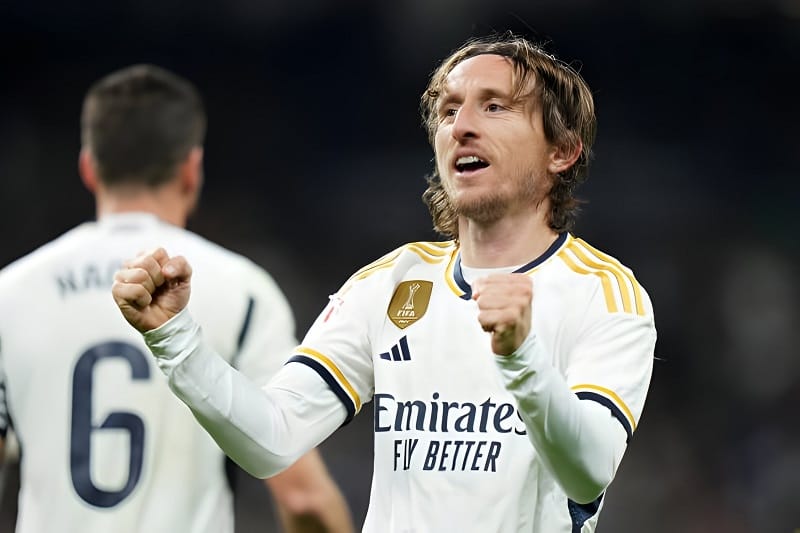 Luka Modric có ngày thi đấu tốt trước Villarreal.