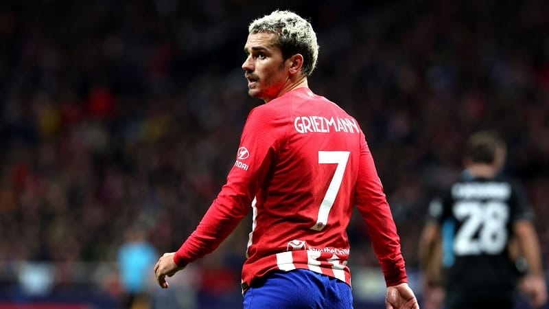 Griezmann cân bằng kỷ lục của huyền thoại trong ngày Atletico bị cầm hòa