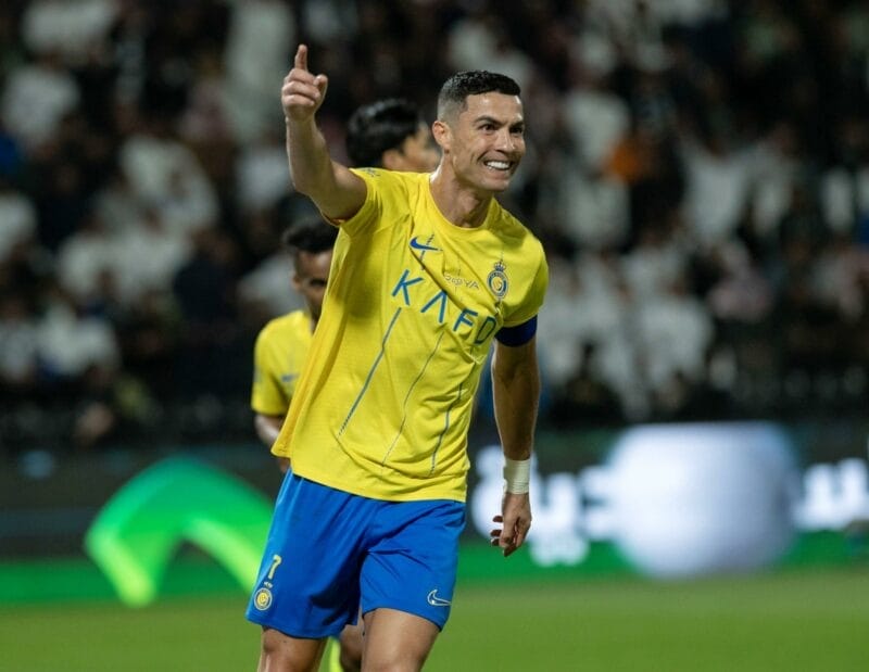 Cristiano Ronaldo đóng góp 1 bàn trong chiến thắng tưng bừng của Al Nassr.