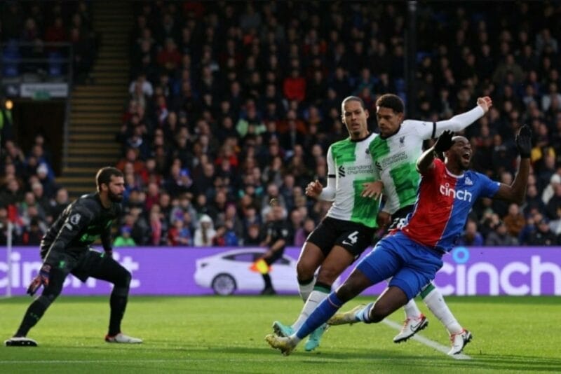 Kết quả bóng đá Crystal Palace vs Liverpool