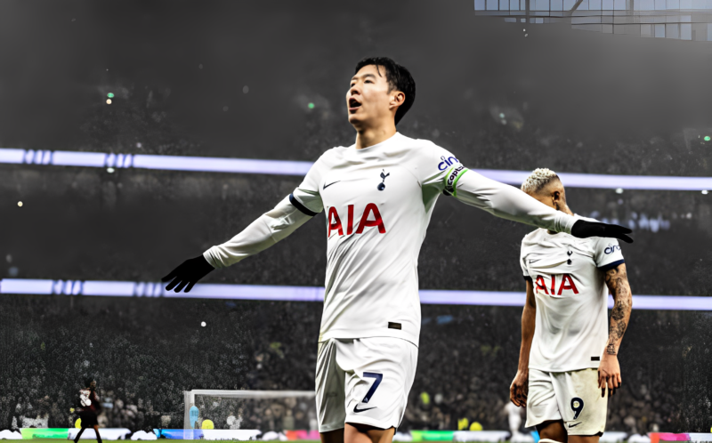 Đội trưởng Son Heung-min nhân đôi cách biệt cho Spurs.