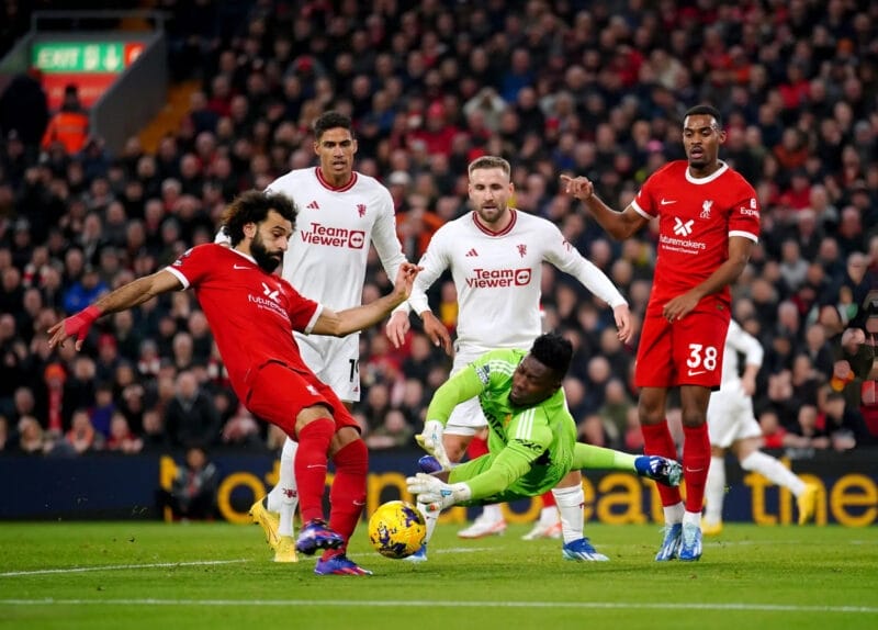 Andre Onana cùng hàng thủ Man United đã chơi tốt trong trận đấu gặp Liverpool.