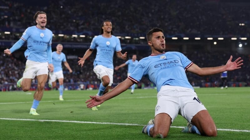 Rodri ghi bàn thắng quan trọng giúp Man City đánh bại Inter ở chung kết C1