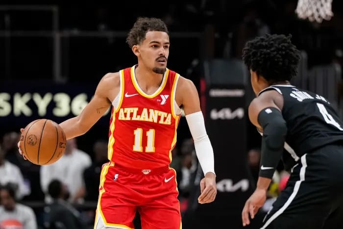 Trae Young không thể giúp Hawks tránh khỏi thất bại trước Nets.