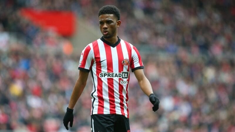 Amad Diallo trong màu áo Sunderland