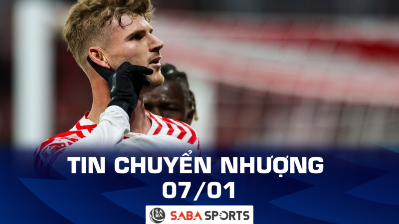 Tin chuyển nhượng bóng đá hôm nay 07/01: Timo Werner trở lại Ngoại hạng Anh