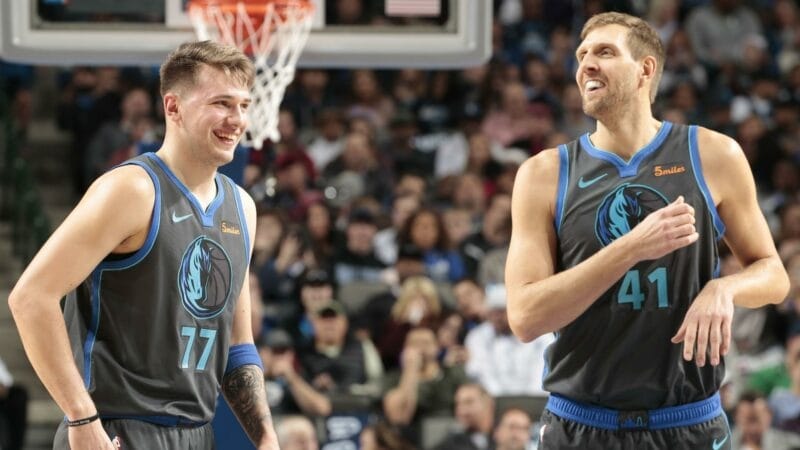 Doncic và Dirk được xem là 2 cầu thủ xuất sắc nhất lịch sử Mavericks