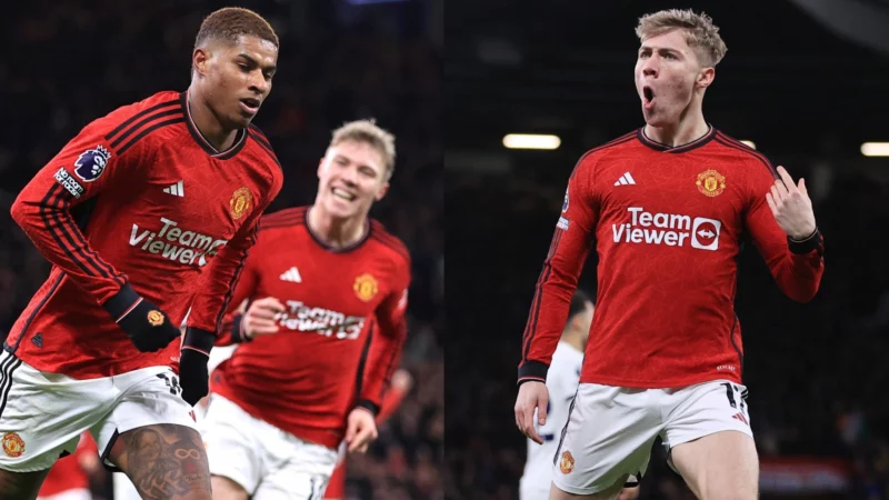 Hojlund đã tìm được sự kết nối với Rashford