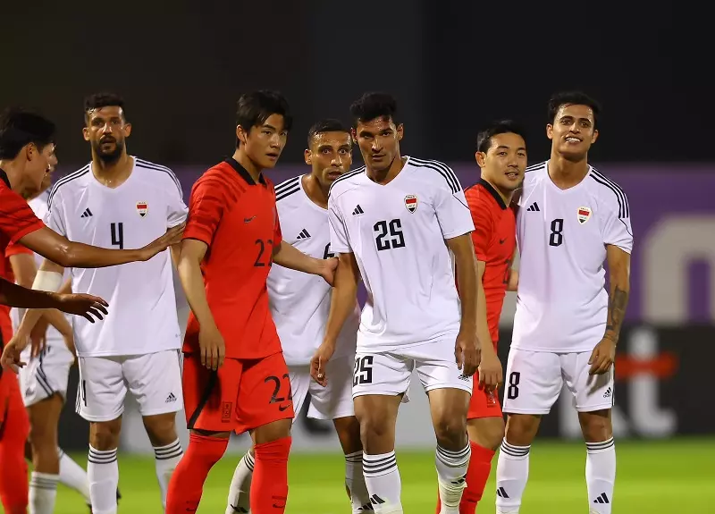 ĐT Iraq có màn thể hiện không hề tồi trước Hàn Quốc (Ảnh: Iraq Football Association).