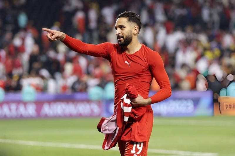 Hazza Ali là tuyển thủ đầu tiên dương tính với doping tại Asian Cup 2023 (Ảnh: Getty).