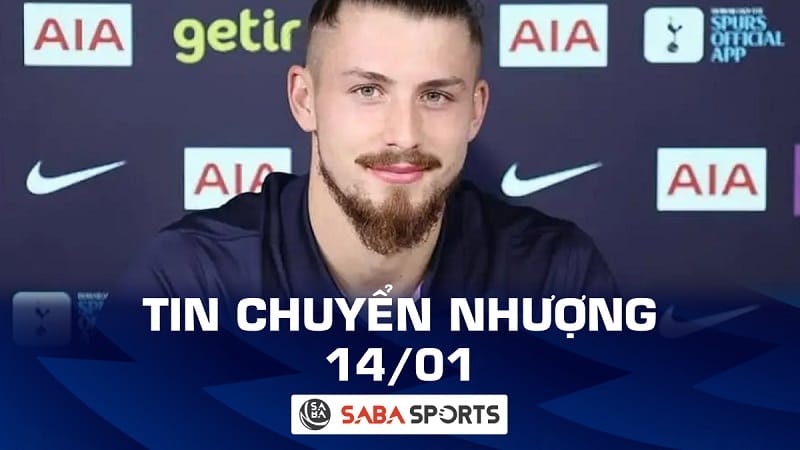 Tin chuyển nhượng bóng đá hôm nay 14/01: Vừa đến Tottenham, Dragusin đã được chốt bến đỗ mới