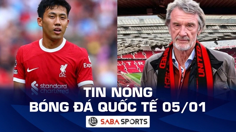 Tin nóng bóng đá quốc tế hôm nay ngày 05/01: Endo nhận giải thưởng; Sir Jim Ratcliffe không cần tiền từ Man Utd