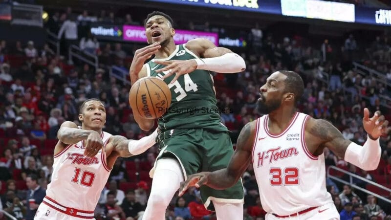 Giannis Antetokounmpo không thể giúp Bucks tránh khỏi thất bại trước Rockets.