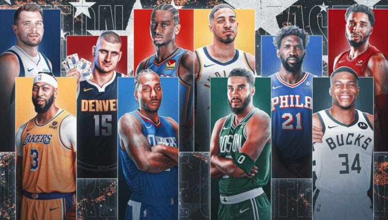 NBA chốt đội hình All-Star ở cả 2 miền