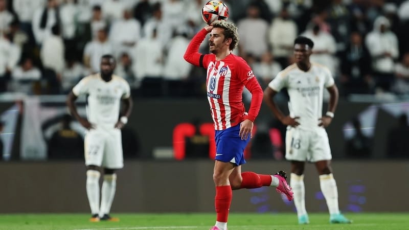 Griezmann phá kỷ lục trong ngày Atletico nhận thất bại