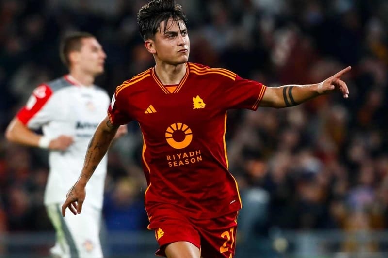 Dybala khoác áo Roma từ năm 2022