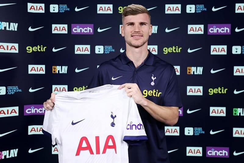 Werner đã hoàn tất việc gia nhập Tottenham